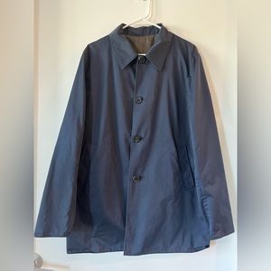 Jigsaw Women Classic Windbreaker Jacket Reversible Blue and Green colors sz M